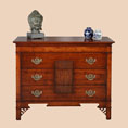 REH Kennedy Three Draw Chest With Detailing